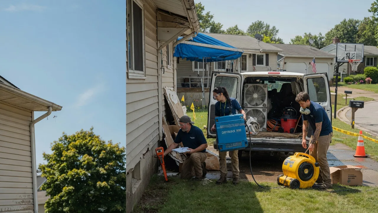 Ceiling Leak Cleanup in Florence, WI near me